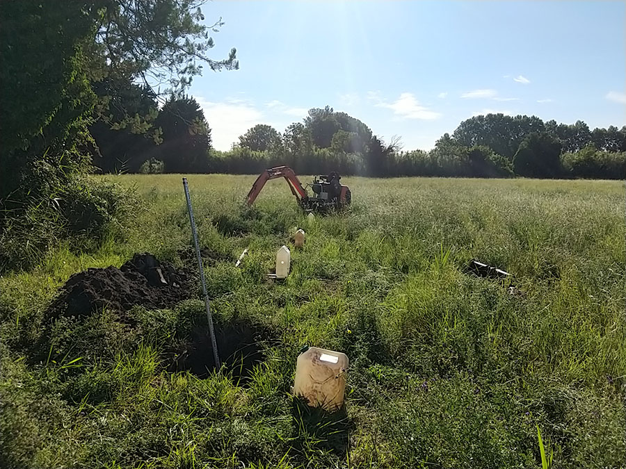 Travaux d’assainissement dans la Drôme