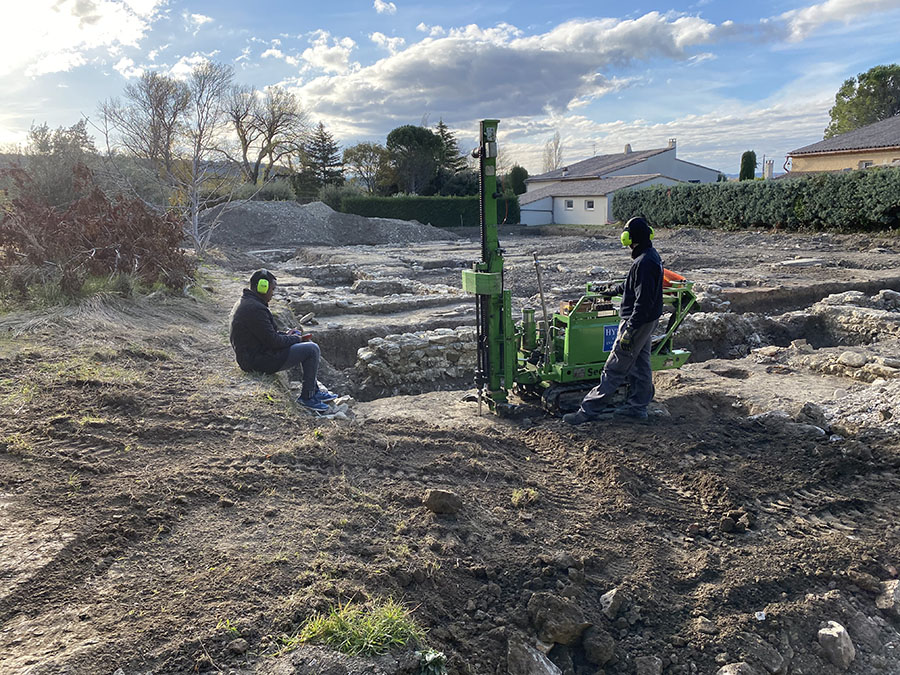Des spécialistes en géotechnique à Valence